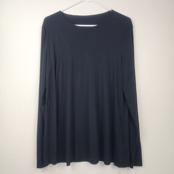 Wolford Black Long Sleeve Shirt Size Medium - Picture 1 of 9